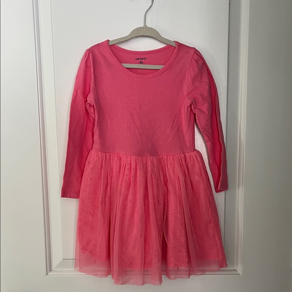 Carter’s long sleeve tulle dress